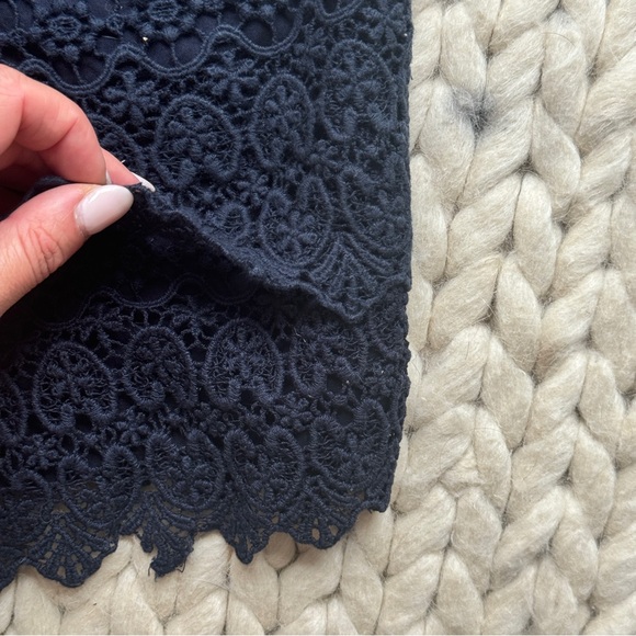 J.Crew Navy Crochet Shorts 00 - Picture 2 of 5
